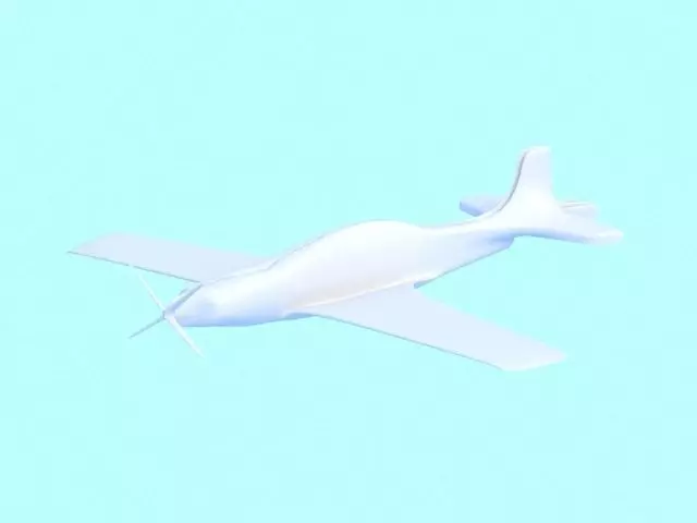 3D rigged Airplane model of Utva Lasta 1 Free 3D model