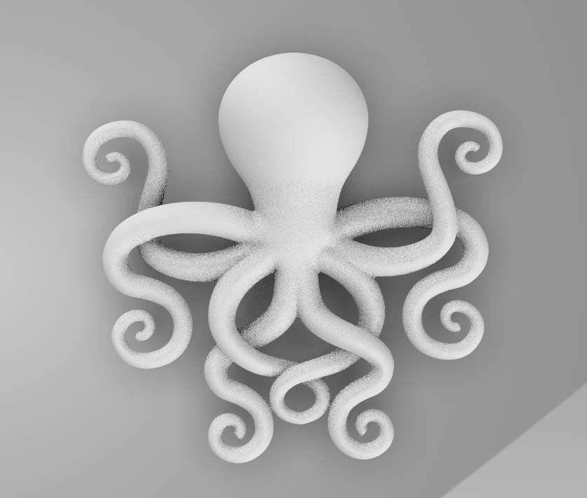 octopus Low-poly 3D model_71