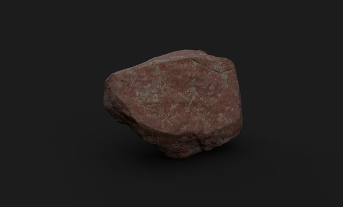 ROCK HIGH QUALITY LOW-POLY Low-poly 3D model