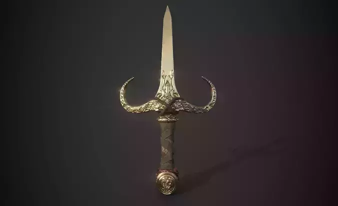 Dagger golden sword