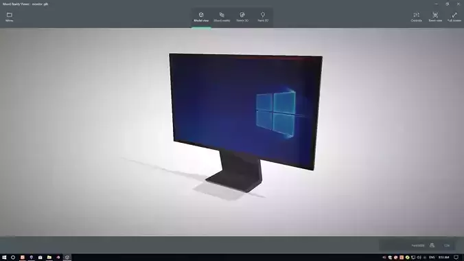 Monitor with windows