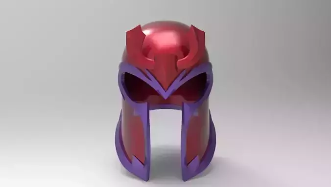 Magneto Comic Helmet for 3D Printing