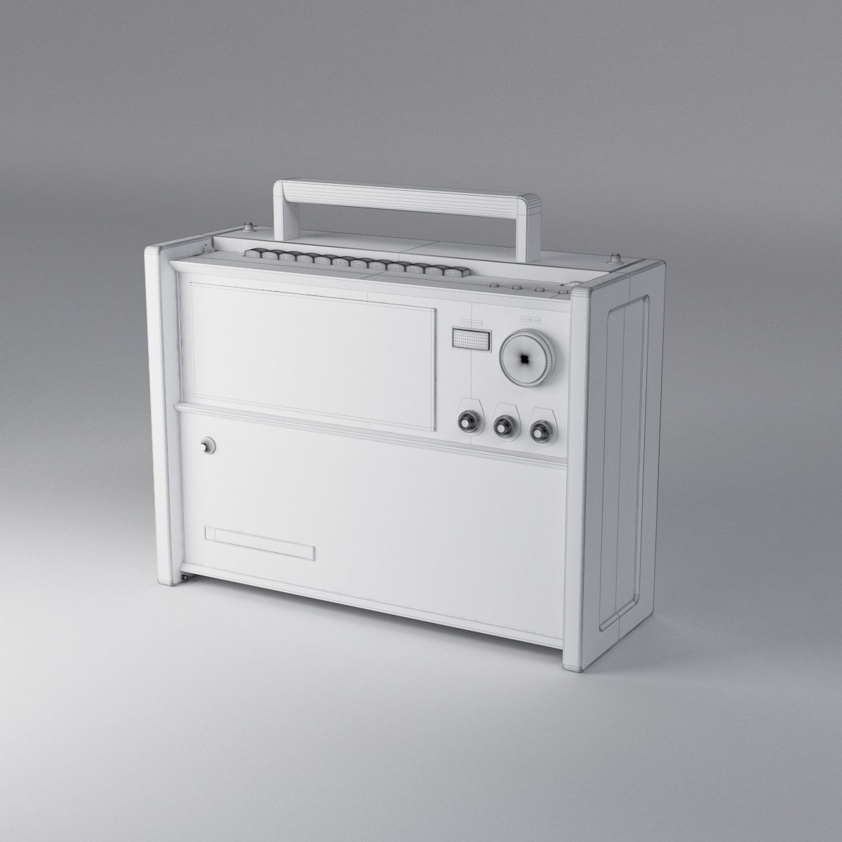 Panasonic Portable Shortwave Radio RF-5000 3D model_3