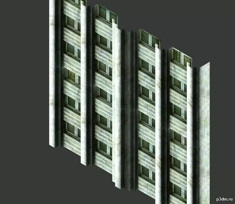 Facade Center 3D model