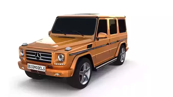 Mercedes Benz G Class Orange