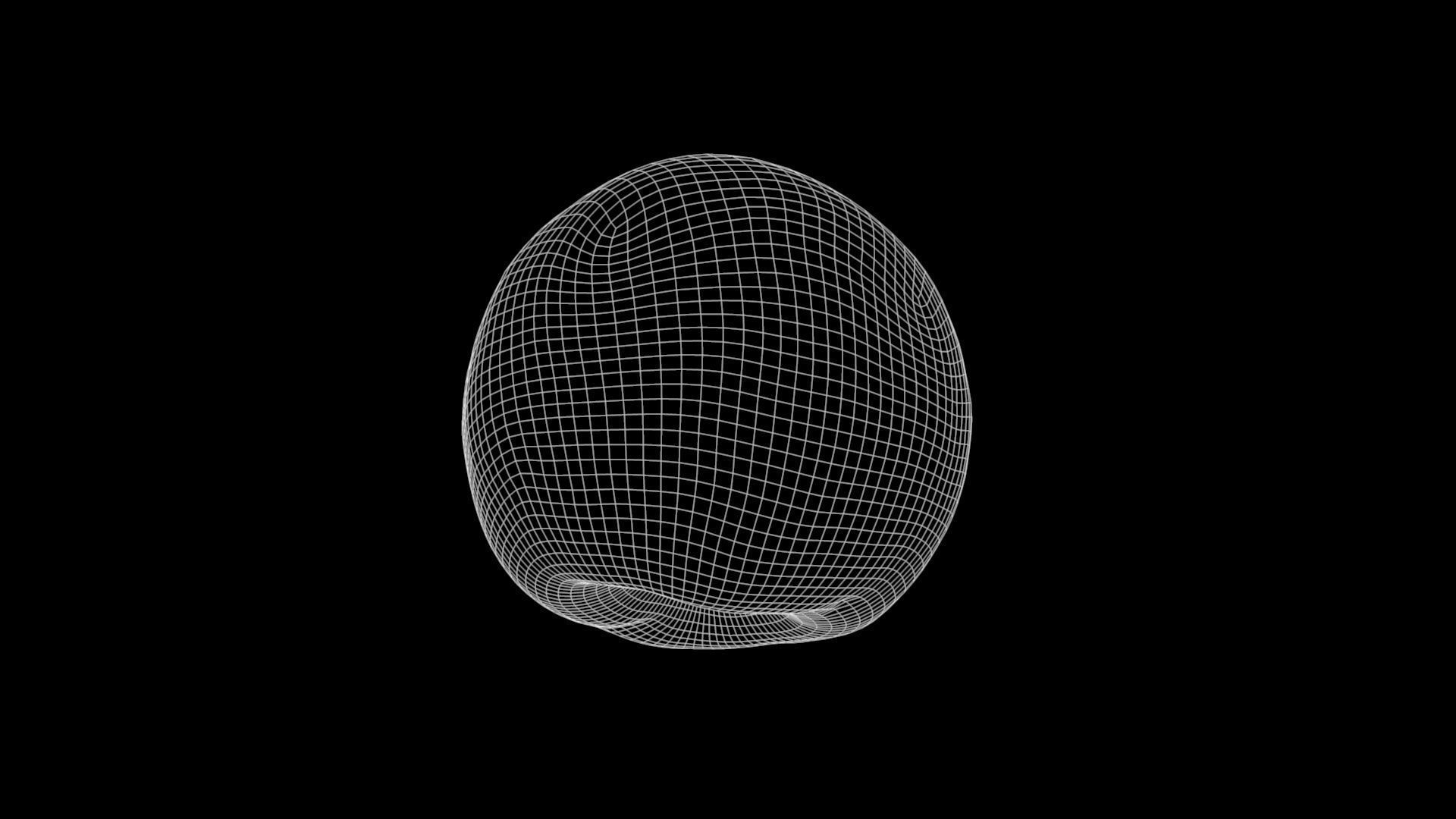 Peach Low-poly 3D model_11