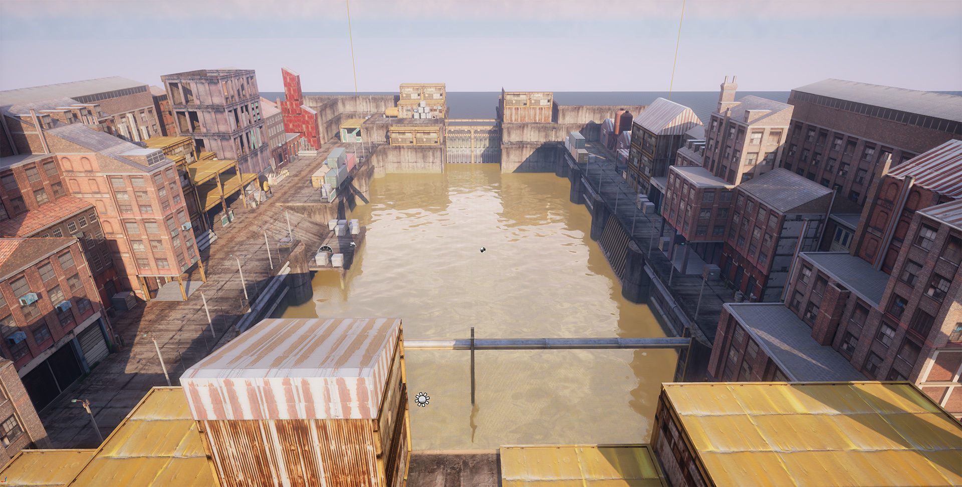 Industrial District Modular Pack Low-poly 3D model_20