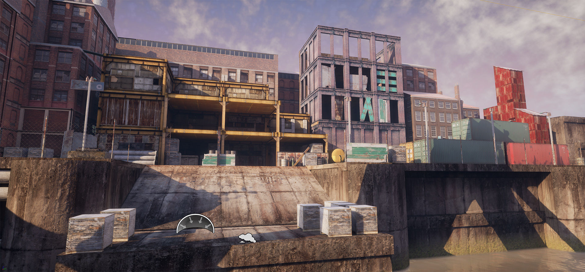 Industrial District Modular Pack Low-poly 3D model_16