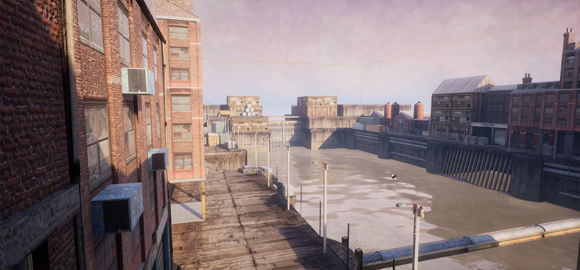 Industrial District Modular Pack Low-poly 3D model_18