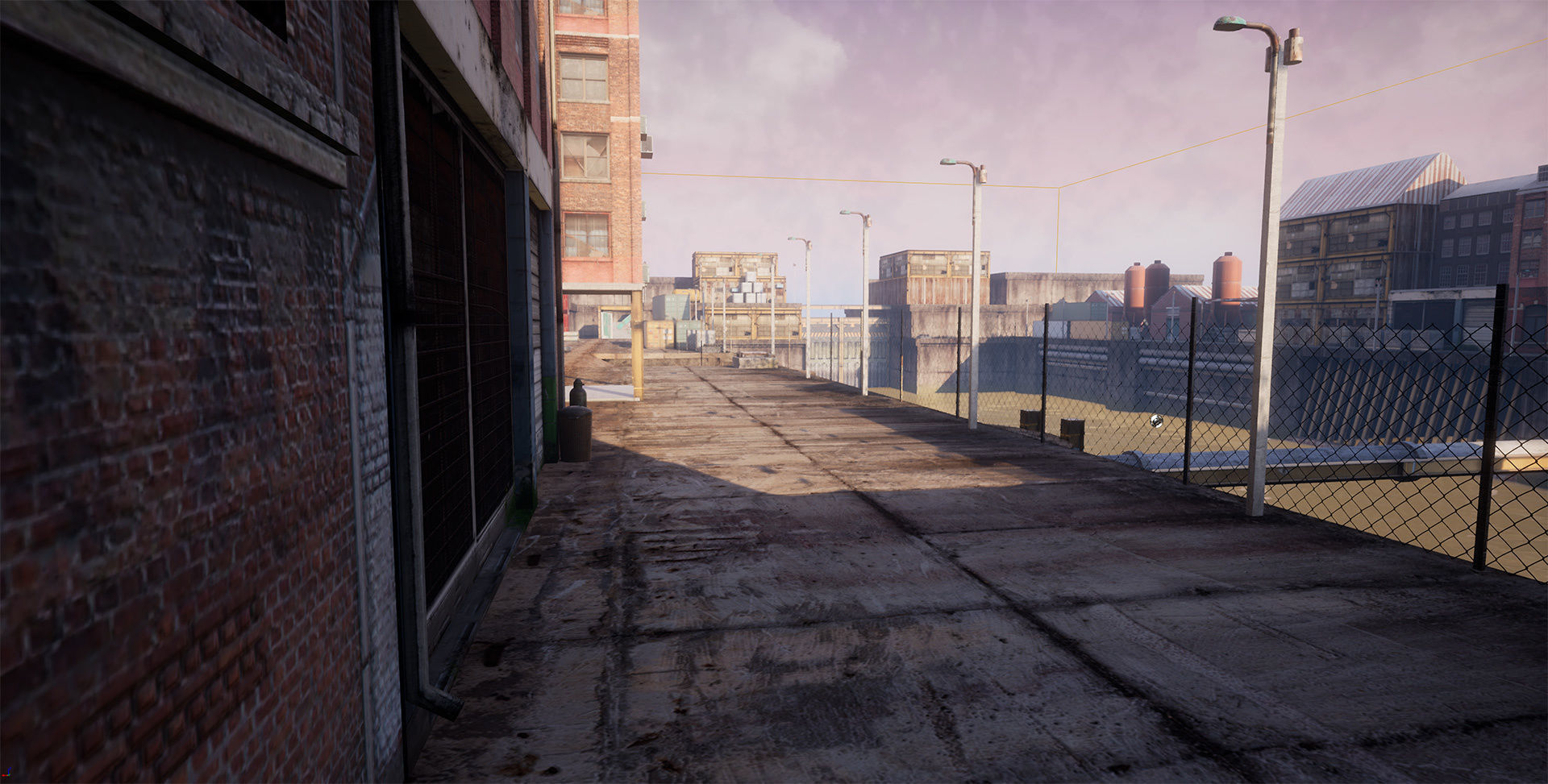 Industrial District Modular Pack Low-poly 3D model_23