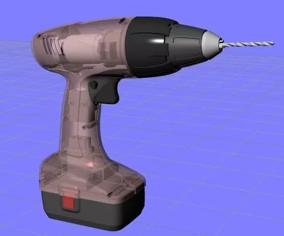 Drilling Machine 3D model_0