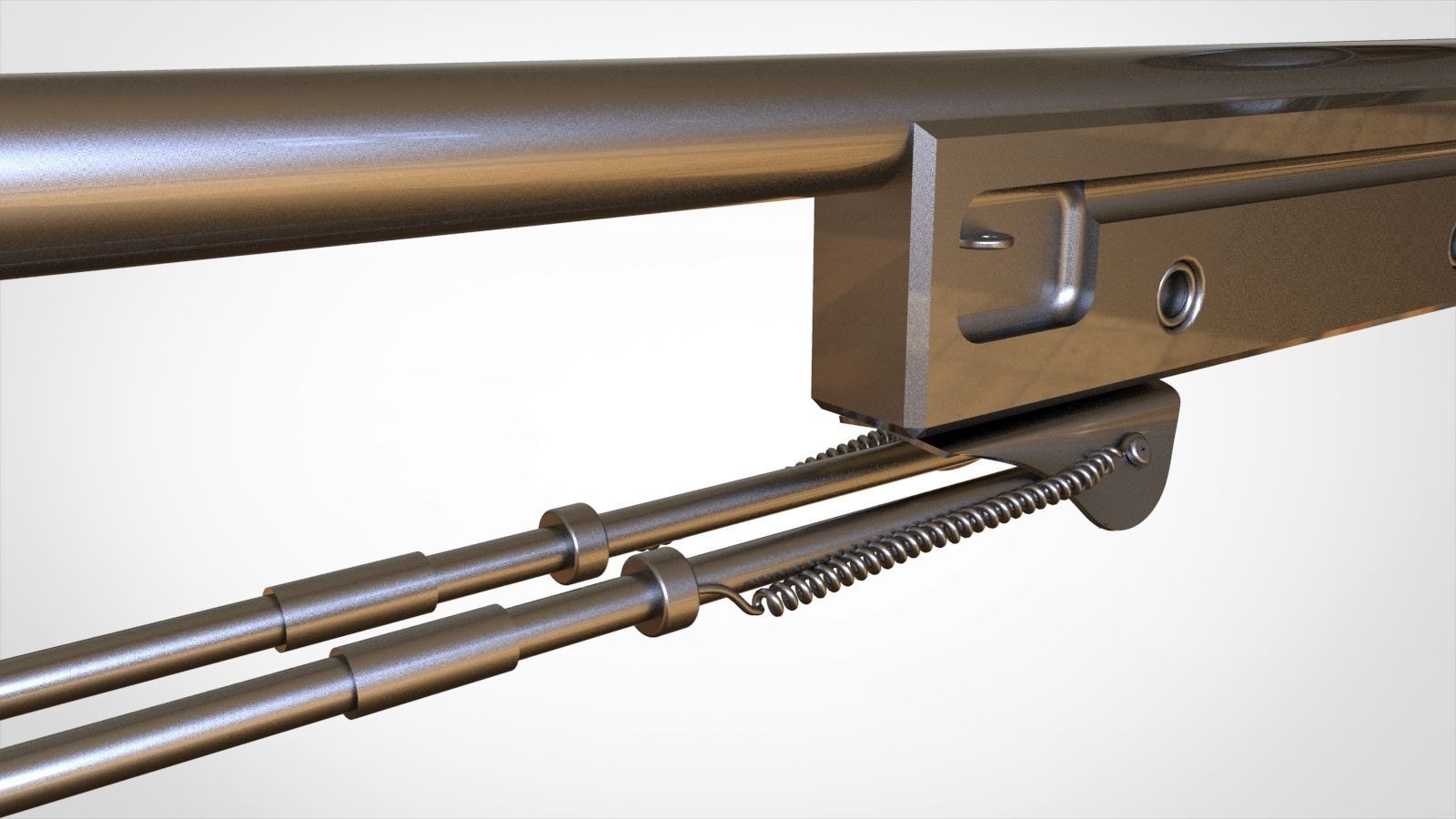 AWP Sniper Rifle 3D model_11