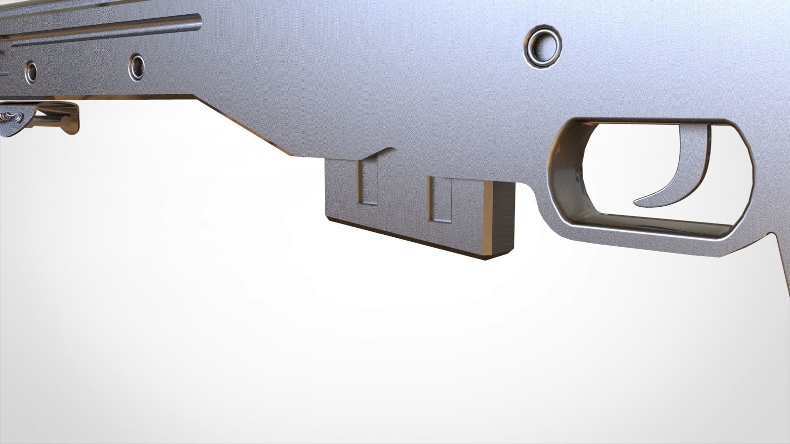 AWP Sniper Rifle 3D model_14