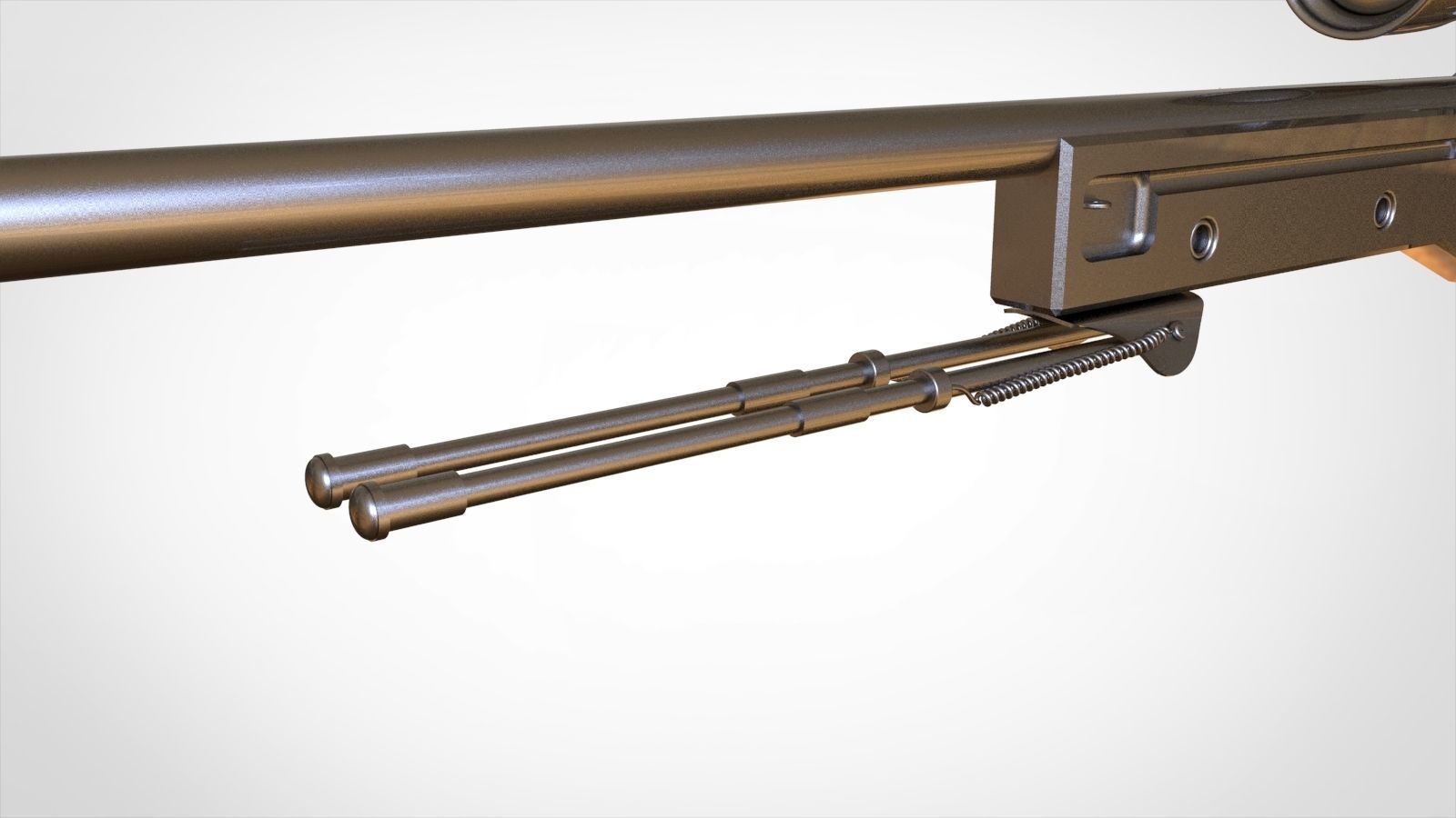 AWP Sniper Rifle 3D model_10