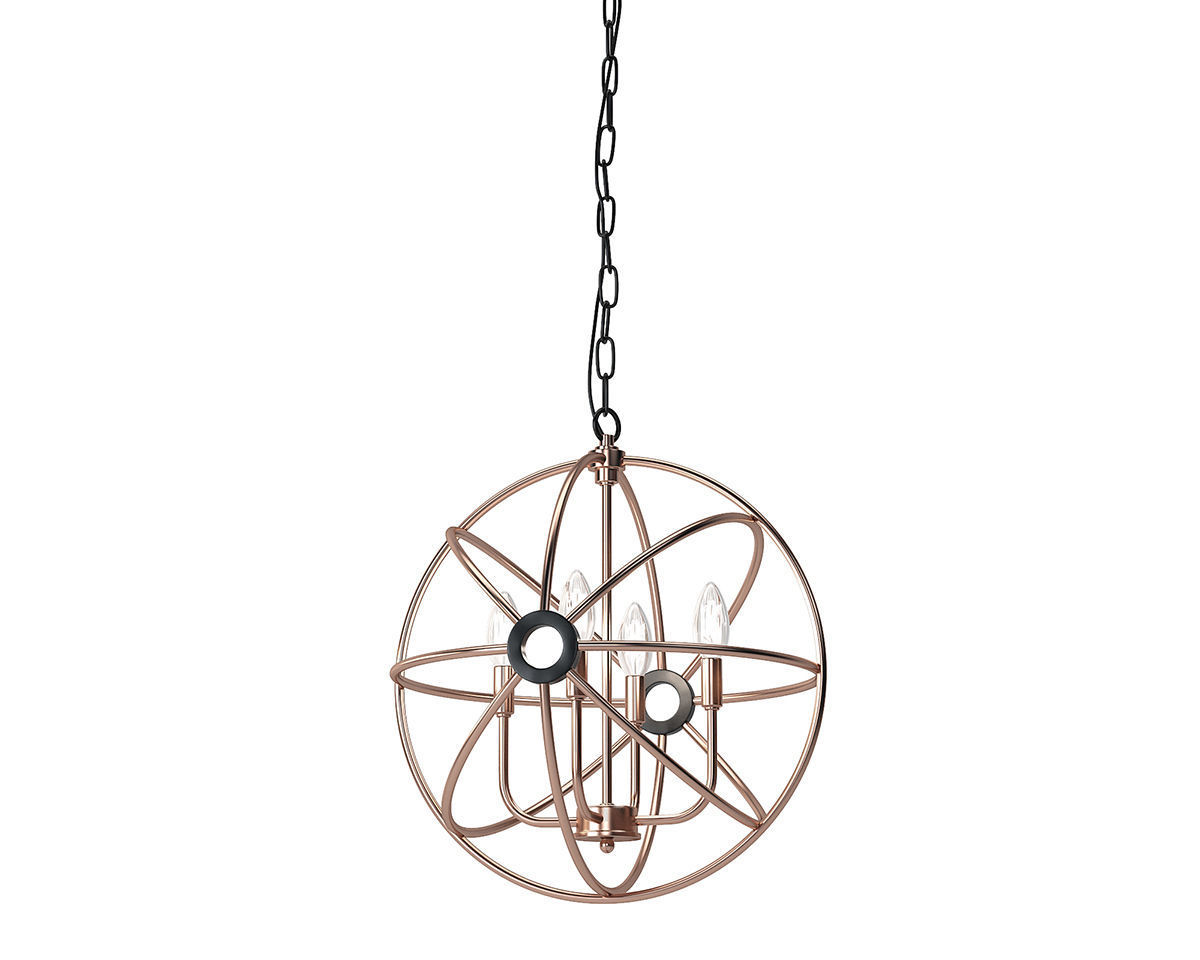 Ironclad Industrial-Style 4 Light 3D model_3