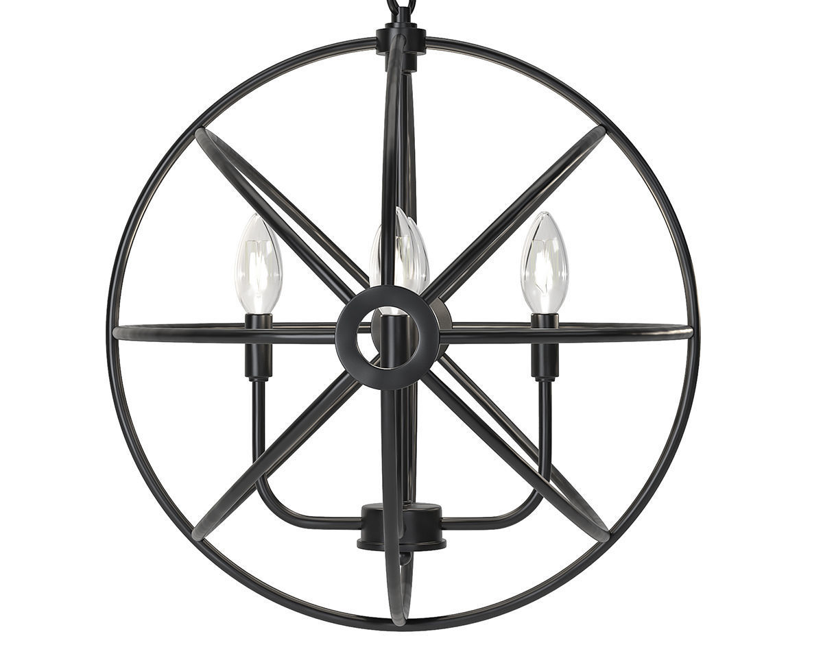 Ironclad Industrial-Style 4 Light 3D model_6