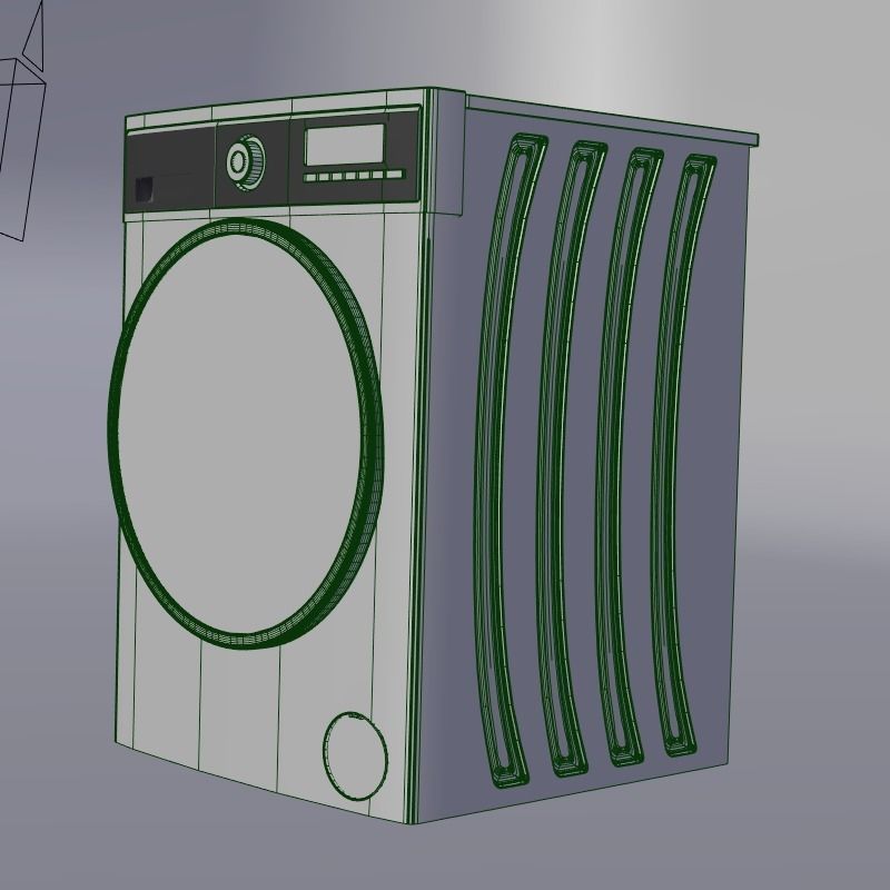 Washing Machine 3D model_5
