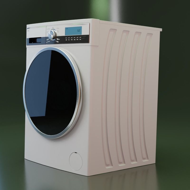 Washing Machine 3D model_1