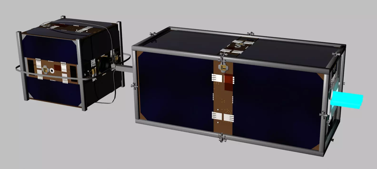 Clean Space One and Swiss Cube 3D model_0