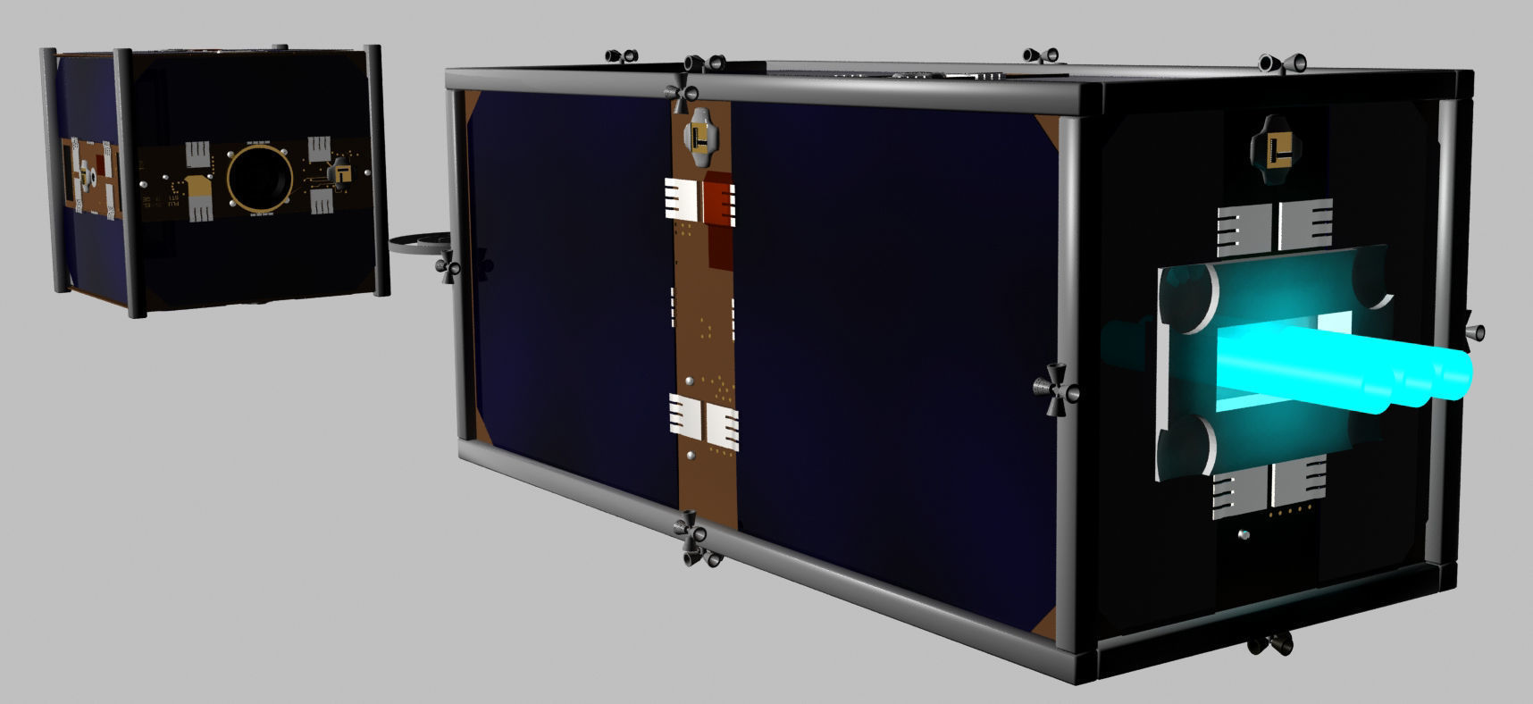 Clean Space One and Swiss Cube 3D model_6