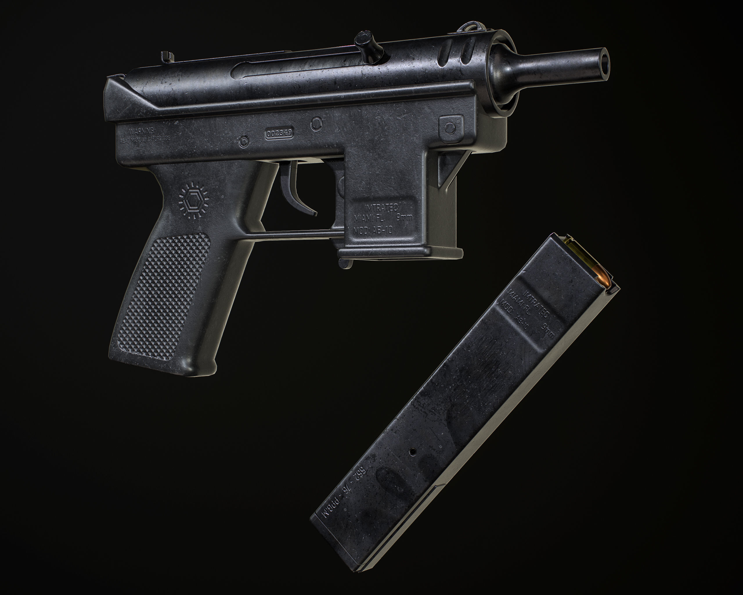 AB-10 Free low-poly 3D model_4