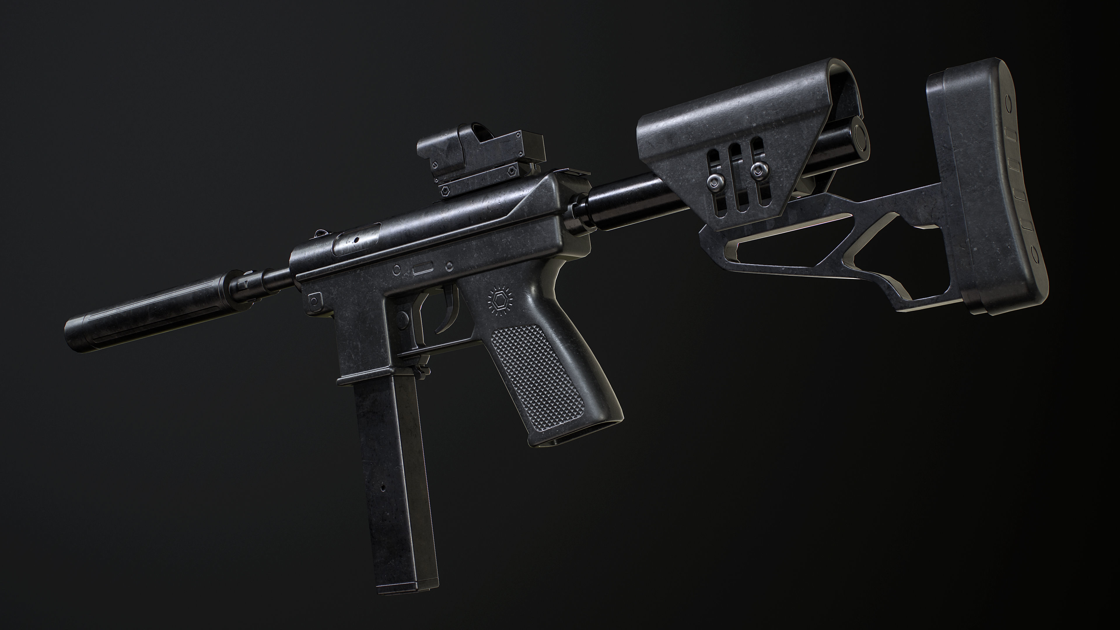 AB-10 Free low-poly 3D model_2