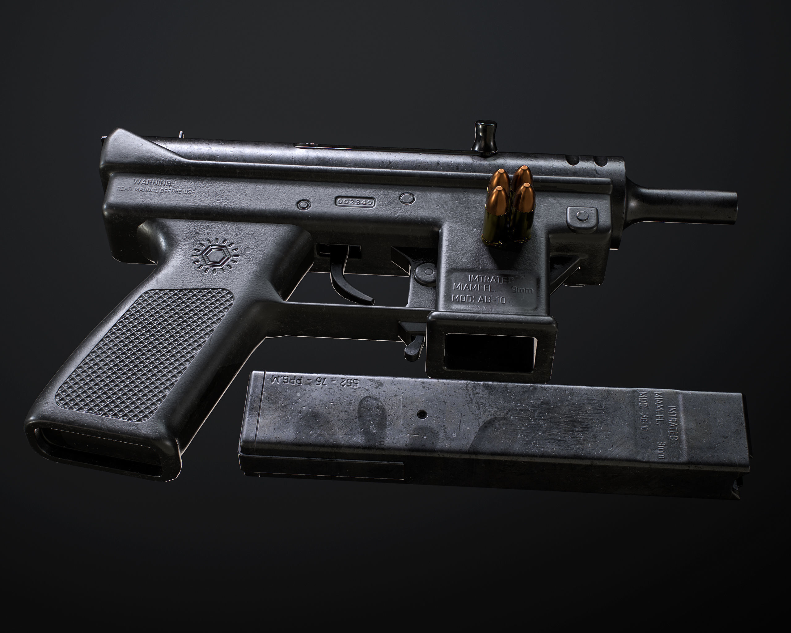 AB-10 Free low-poly 3D model_6