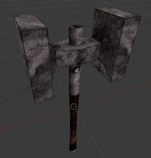 hammer1 hammer Low-poly 3D model_11
