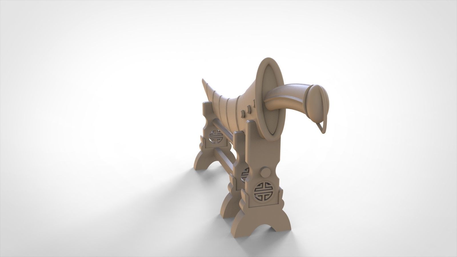 Handicraft knife 3D model_6