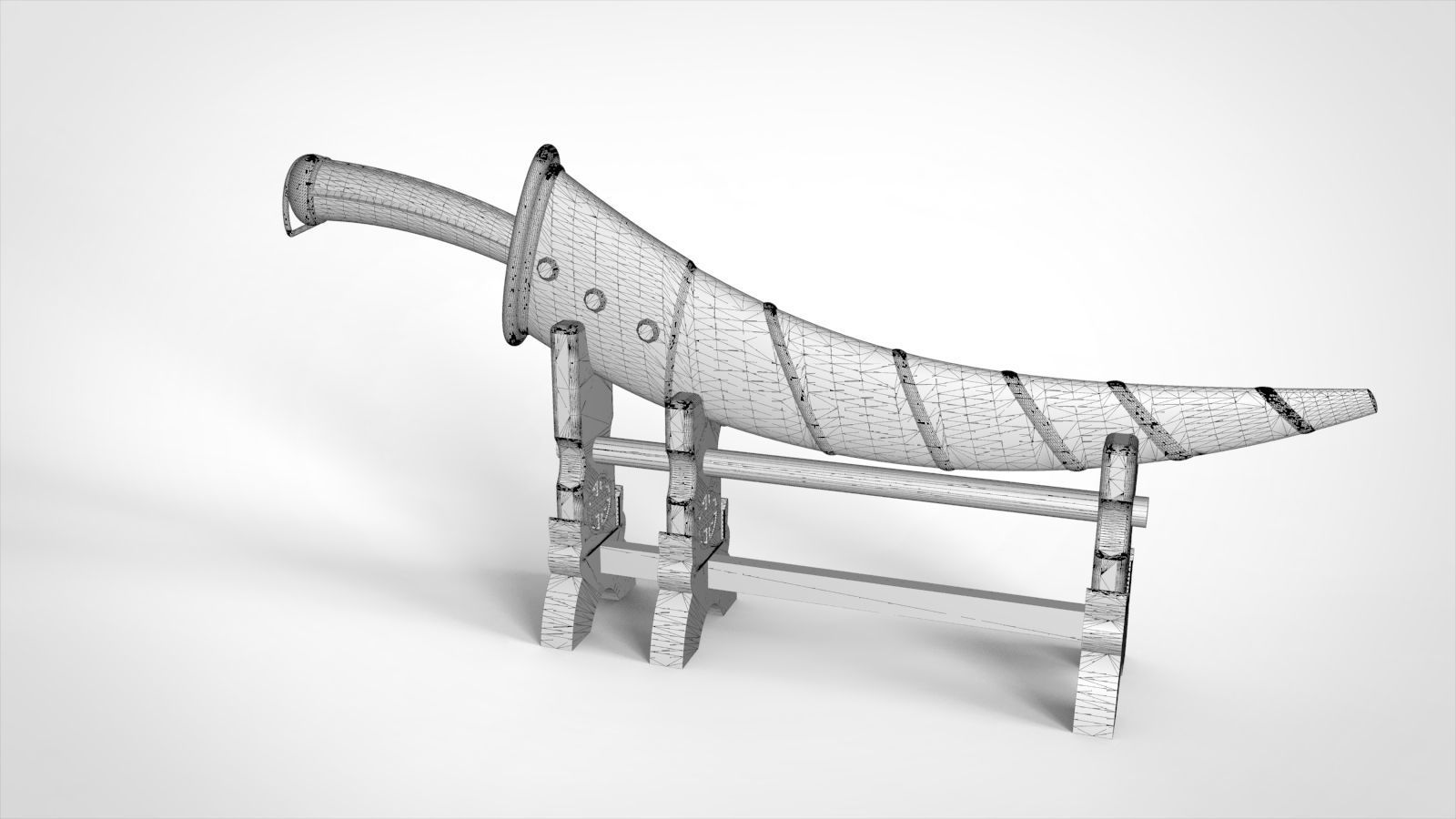 Handicraft knife 3D model_15