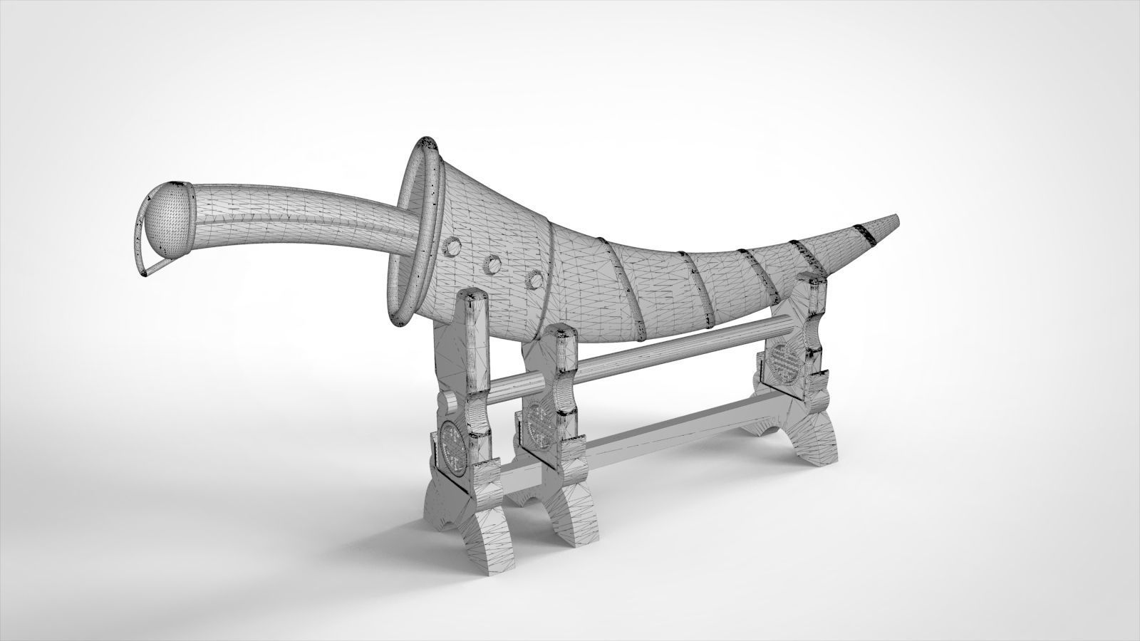 Handicraft knife 3D model_14