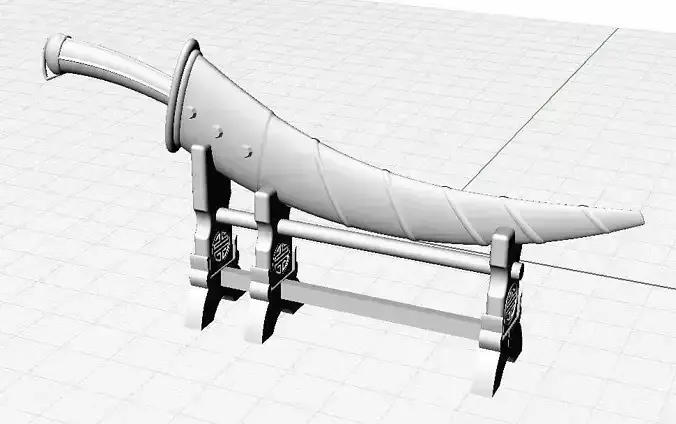 Handicraft knife 3D model