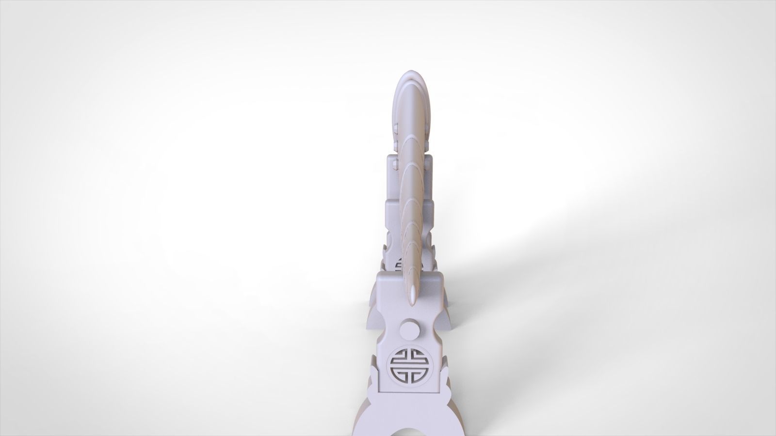 Handicraft knife 3D model_3