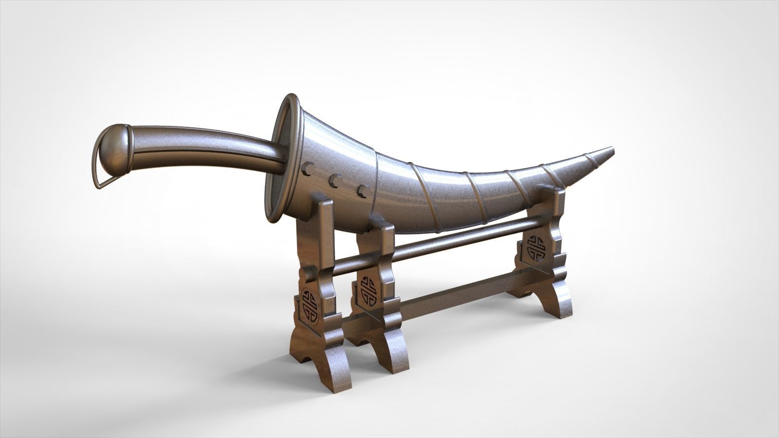 Handicraft knife 3D model_13