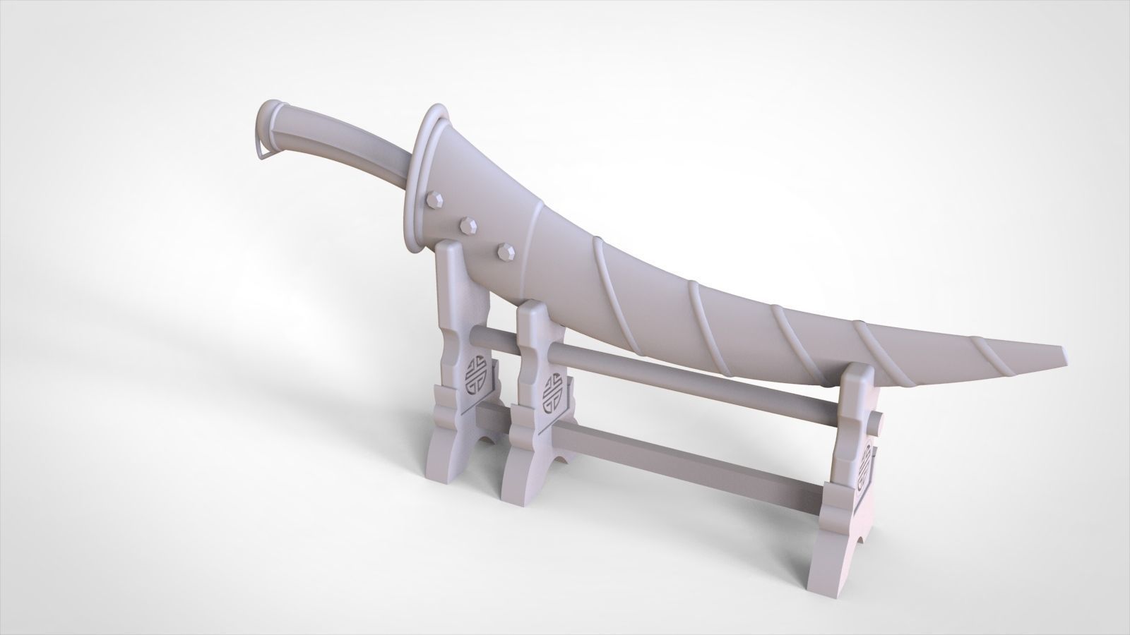 Handicraft knife 3D model_2