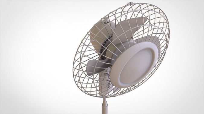 Electric fan 3D model