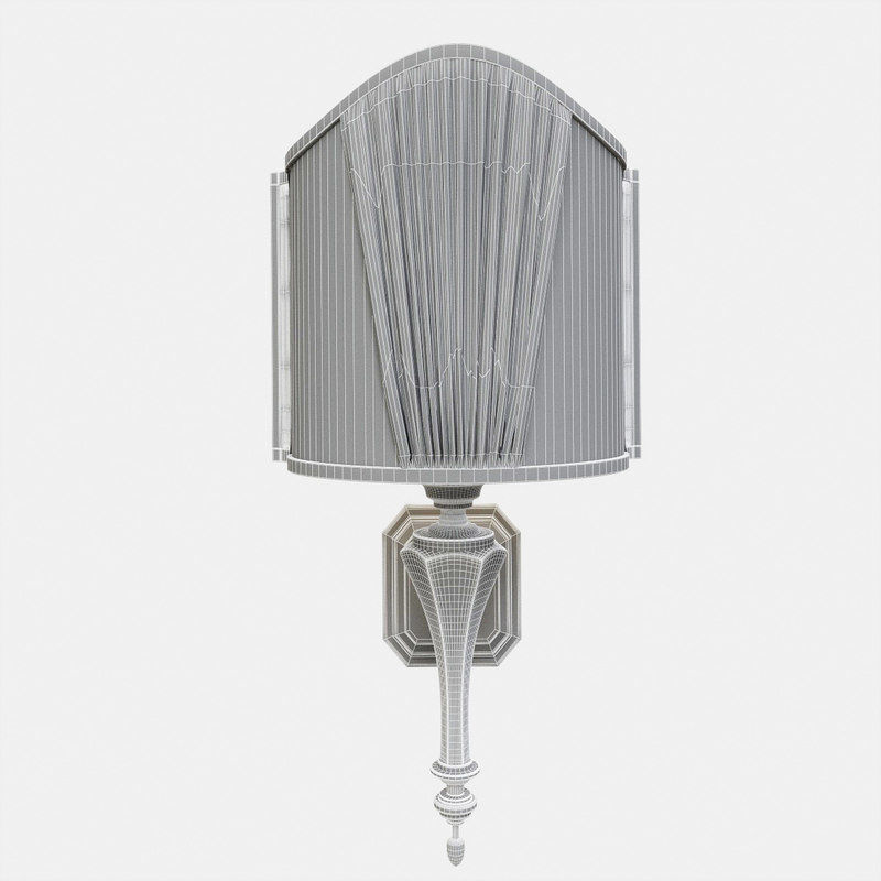 sconce Btlle Epoque 4077 3D model_8