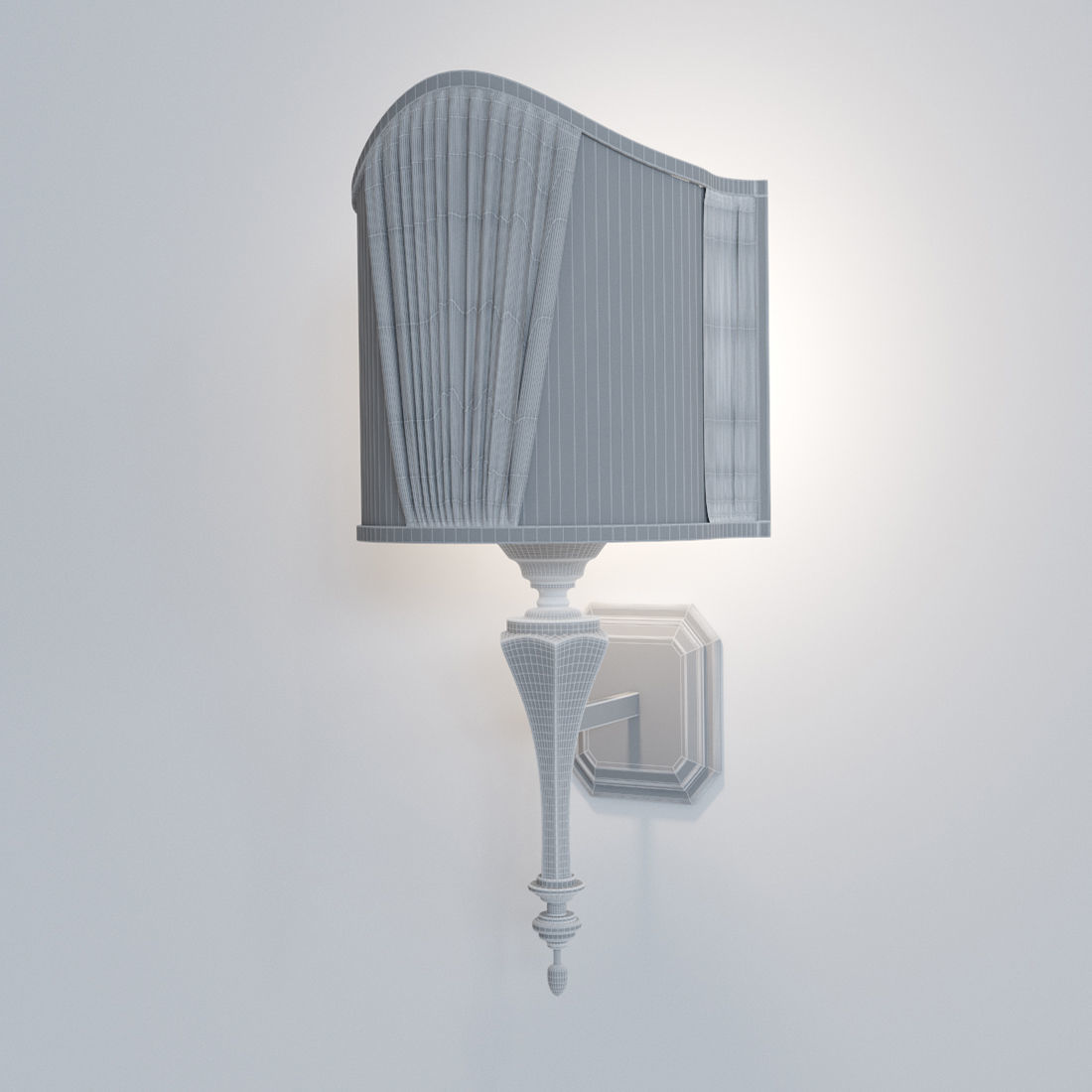 sconce Btlle Epoque 4077 3D model_6