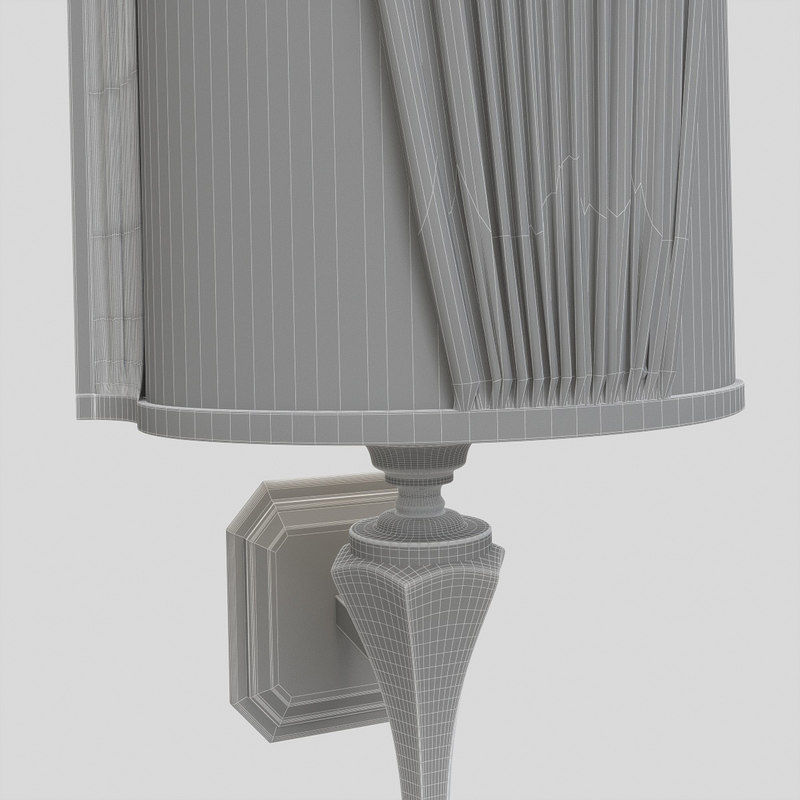 sconce Btlle Epoque 4077 3D model_9