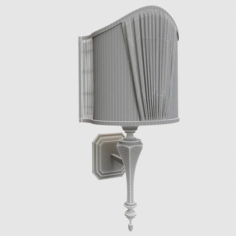 sconce Btlle Epoque 4077 3D model_7
