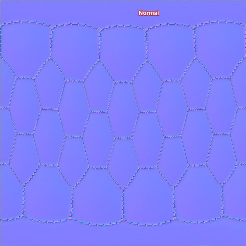 Soccer ball scratched PBR  Low-poly 3D model_9