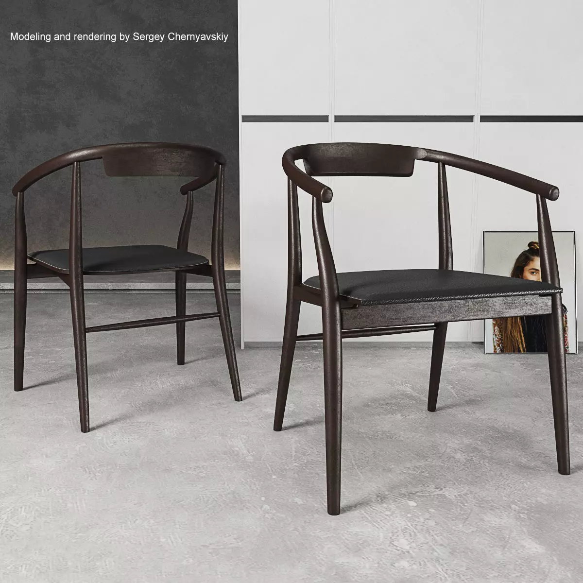 Chair Jens SJ61 3D model