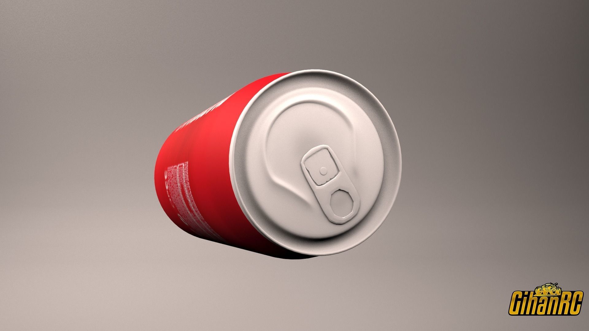 FreshCola Beverage Can Low-poly 3D model_2
