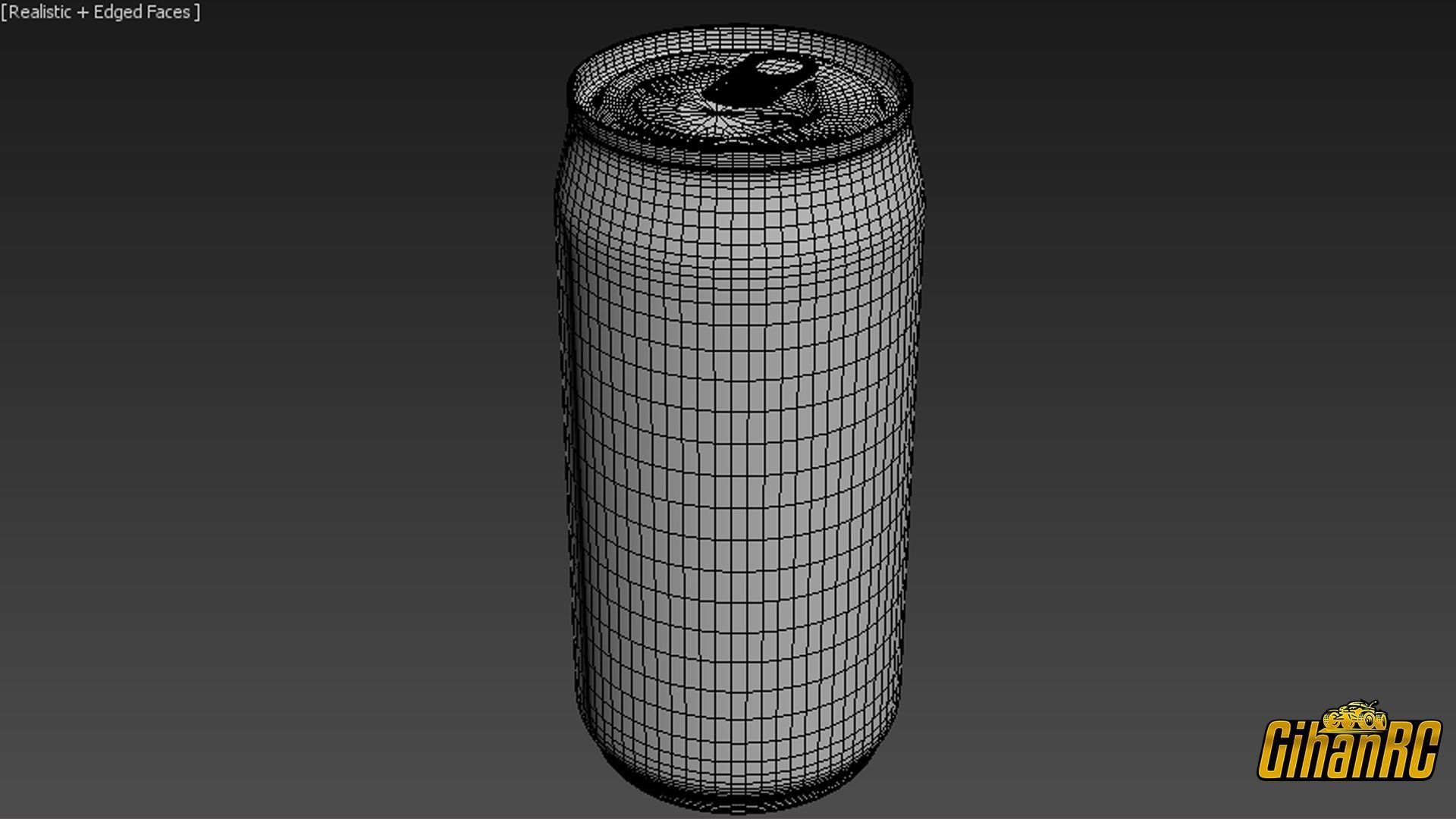 FreshCola Beverage Can Low-poly 3D model_6