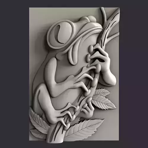 3d STL models for CNC Frog