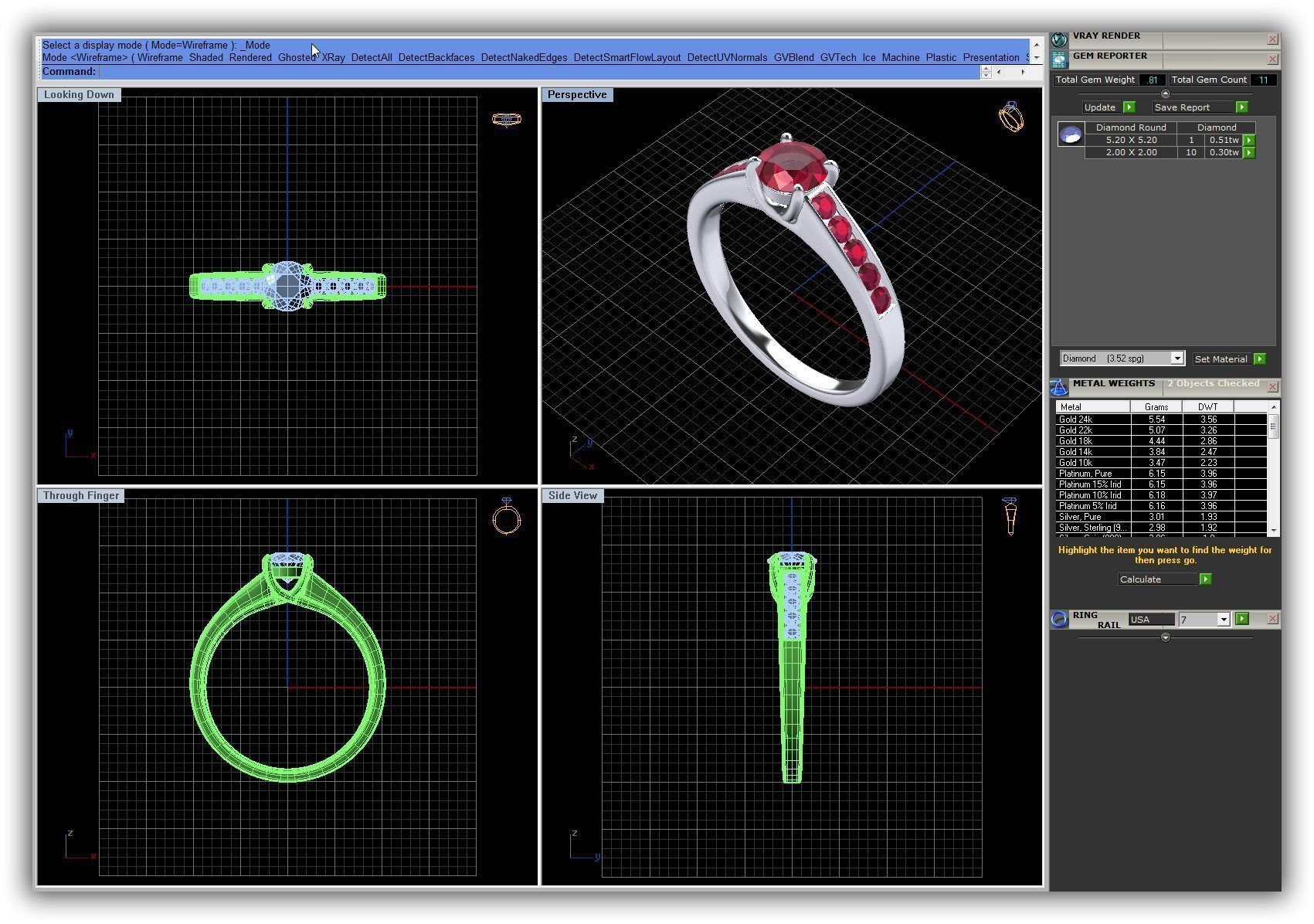 BULK-3DM-WithOut Gems-RING 49 Files 3D print model_21