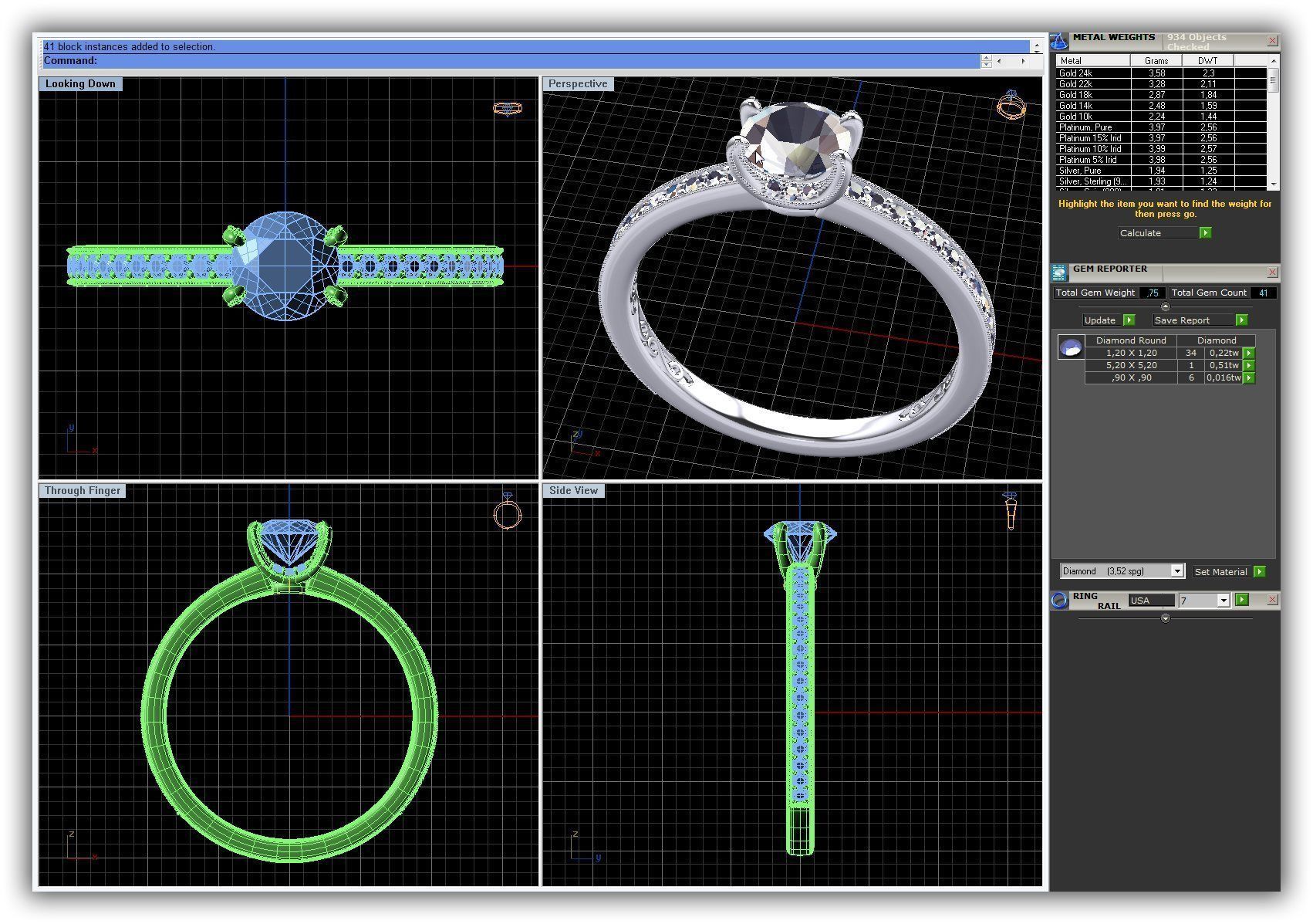 BULK-3DM-WithOut Gems-RING 49 Files 3D print model_28