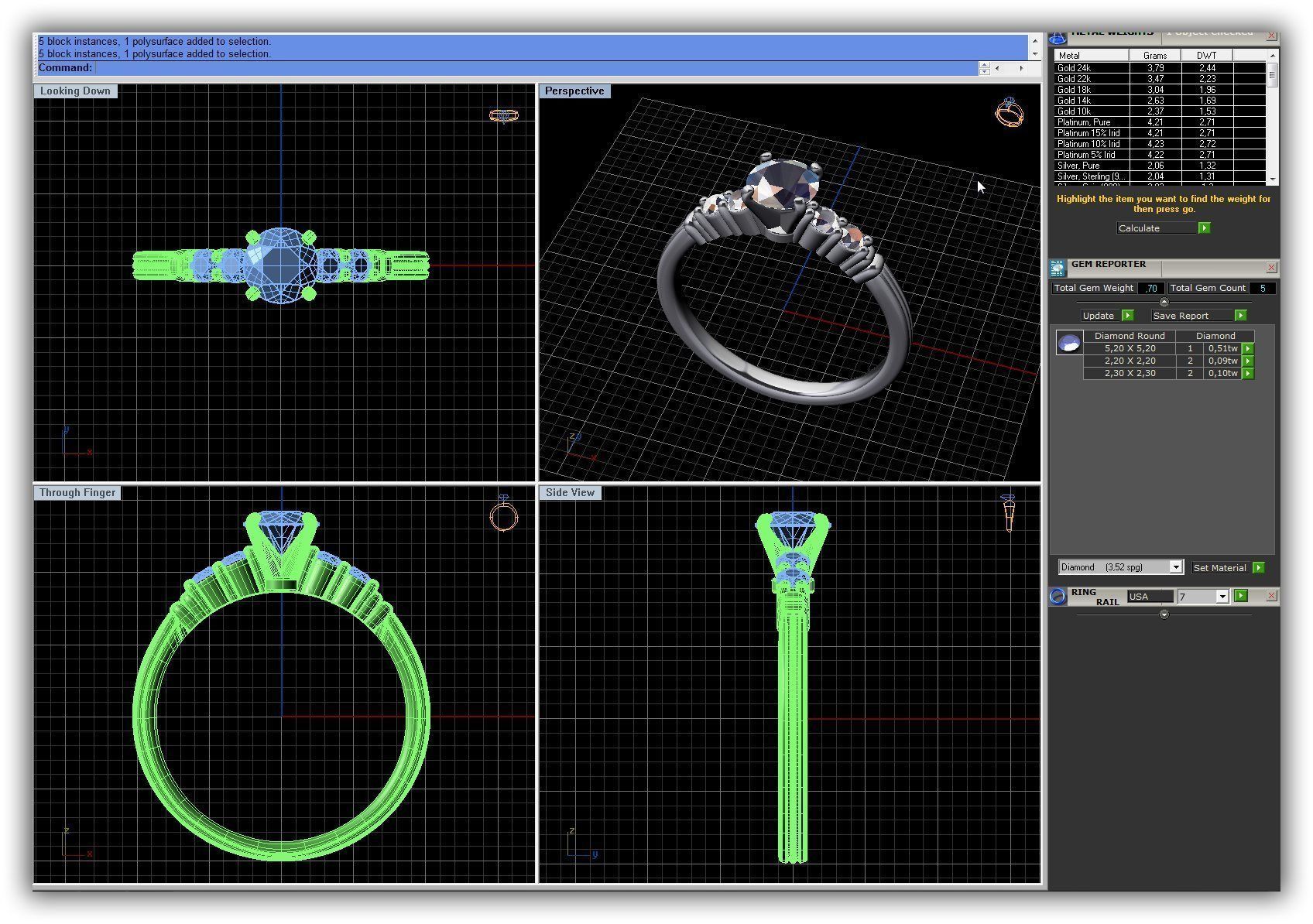 BULK-3DM-WithOut Gems-RING 49 Files 3D print model_20