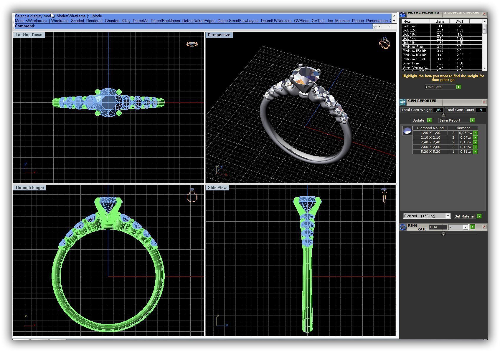 BULK-3DM-WithOut Gems-RING 49 Files 3D print model_22