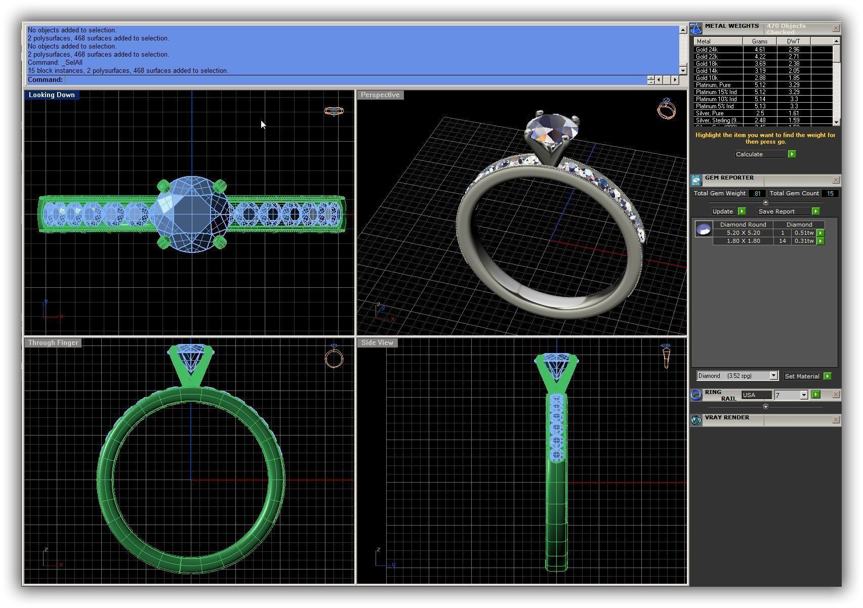 BULK-3DM-WithOut Gems-RING 49 Files 3D print model_36